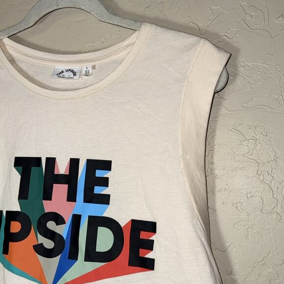 The upside graphic copped muscle tank - Picture 4 of 7